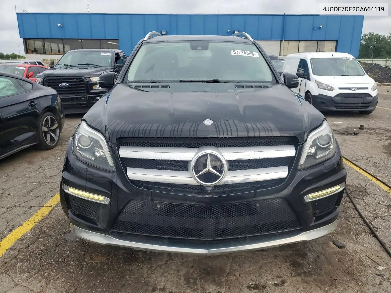 2016 Mercedes-Benz Gl 550 4Matic VIN: 4JGDF7DE2GA664119 Lot: 57714306