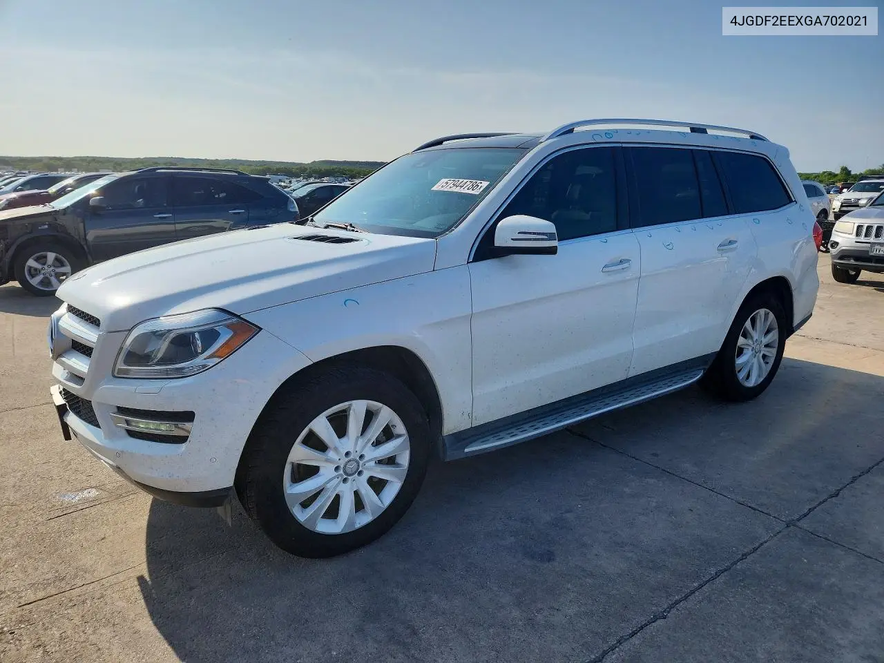 2016 Mercedes-Benz Gl 350 Bluetec VIN: 4JGDF2EEXGA702021 Lot: 57944786