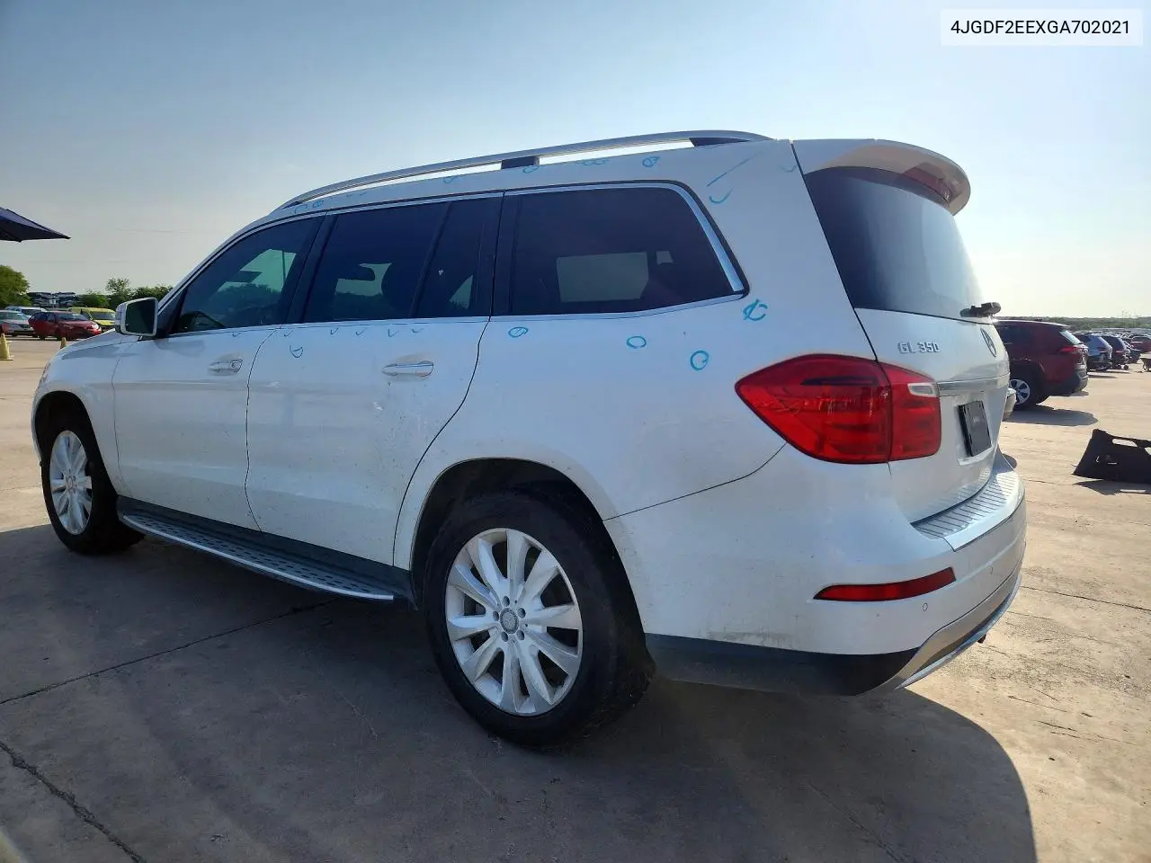 2016 Mercedes-Benz Gl 350 Bluetec VIN: 4JGDF2EEXGA702021 Lot: 57944786