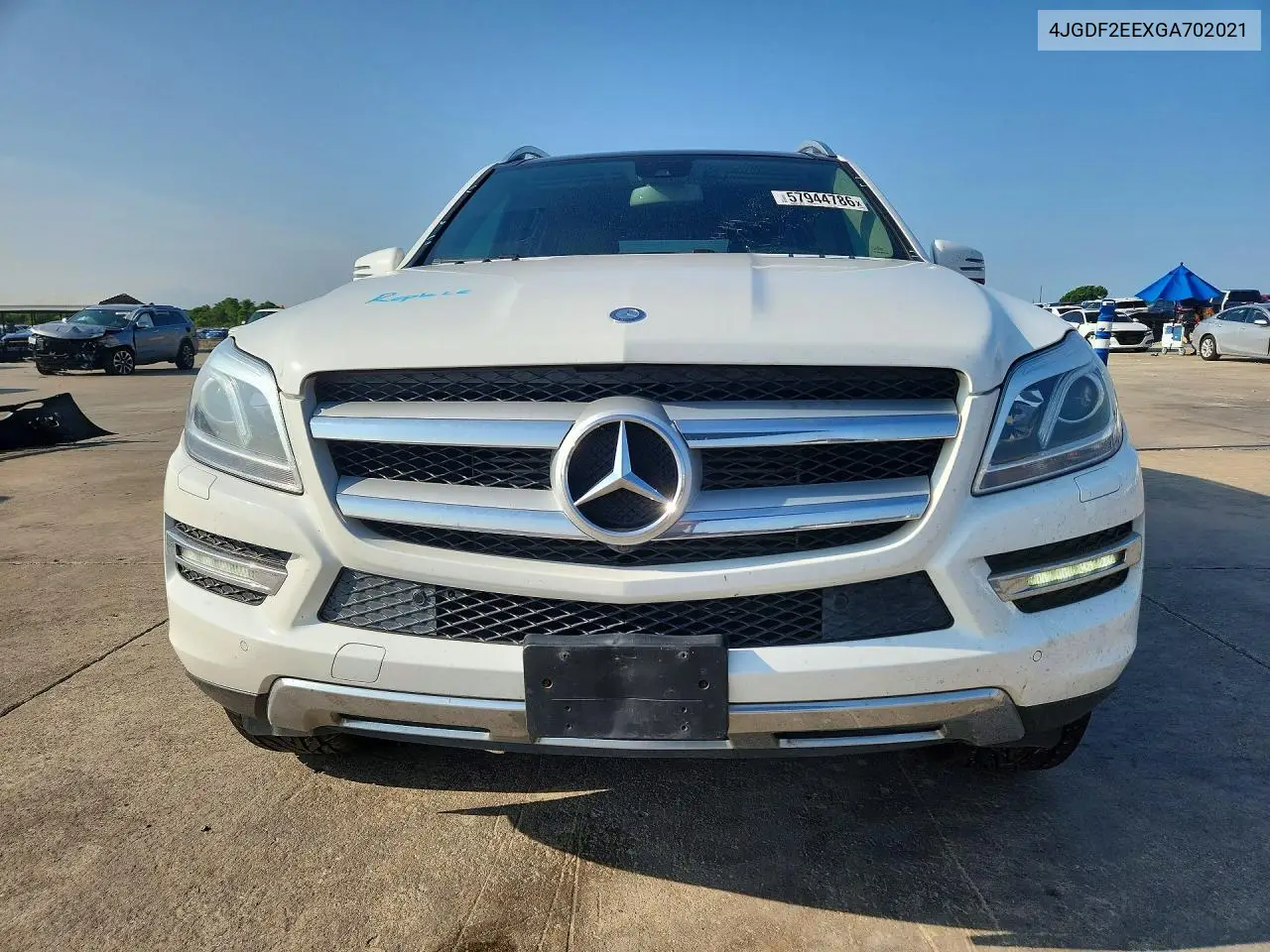 2016 Mercedes-Benz Gl 350 Bluetec VIN: 4JGDF2EEXGA702021 Lot: 57944786