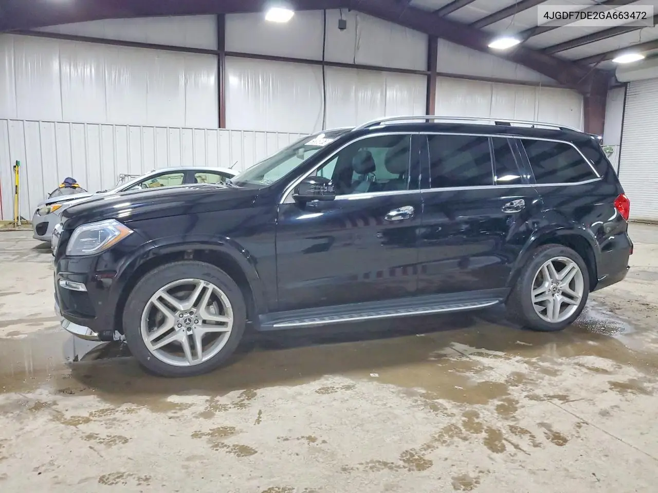2016 Mercedes-Benz Gl 550 4Matic VIN: 4JGDF7DE2GA663472 Lot: 59806106