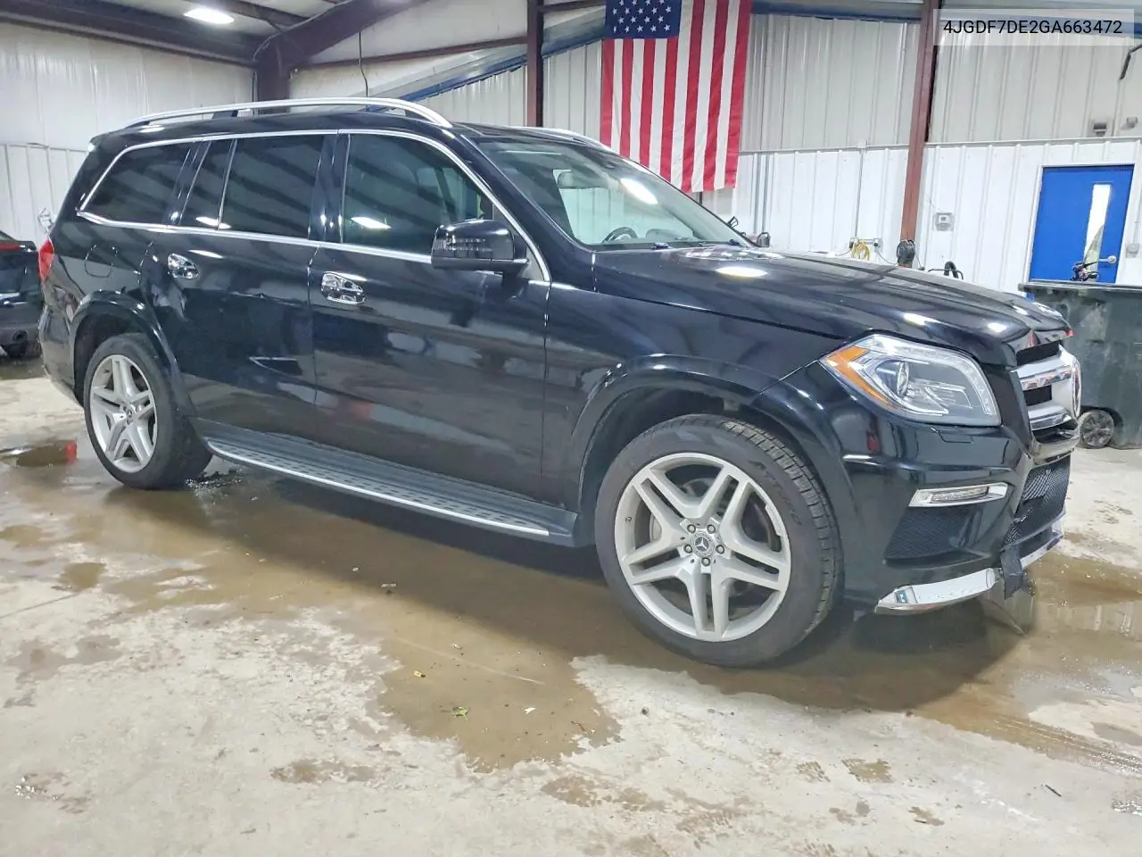 2016 Mercedes-Benz Gl 550 4Matic VIN: 4JGDF7DE2GA663472 Lot: 59806106