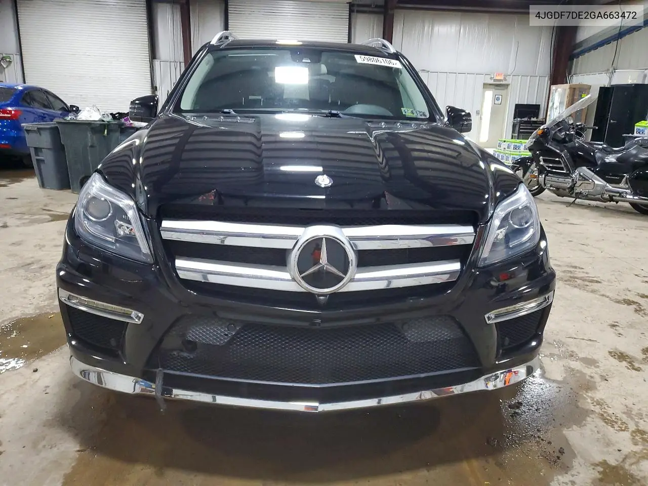 2016 Mercedes-Benz Gl 550 4Matic VIN: 4JGDF7DE2GA663472 Lot: 59806106