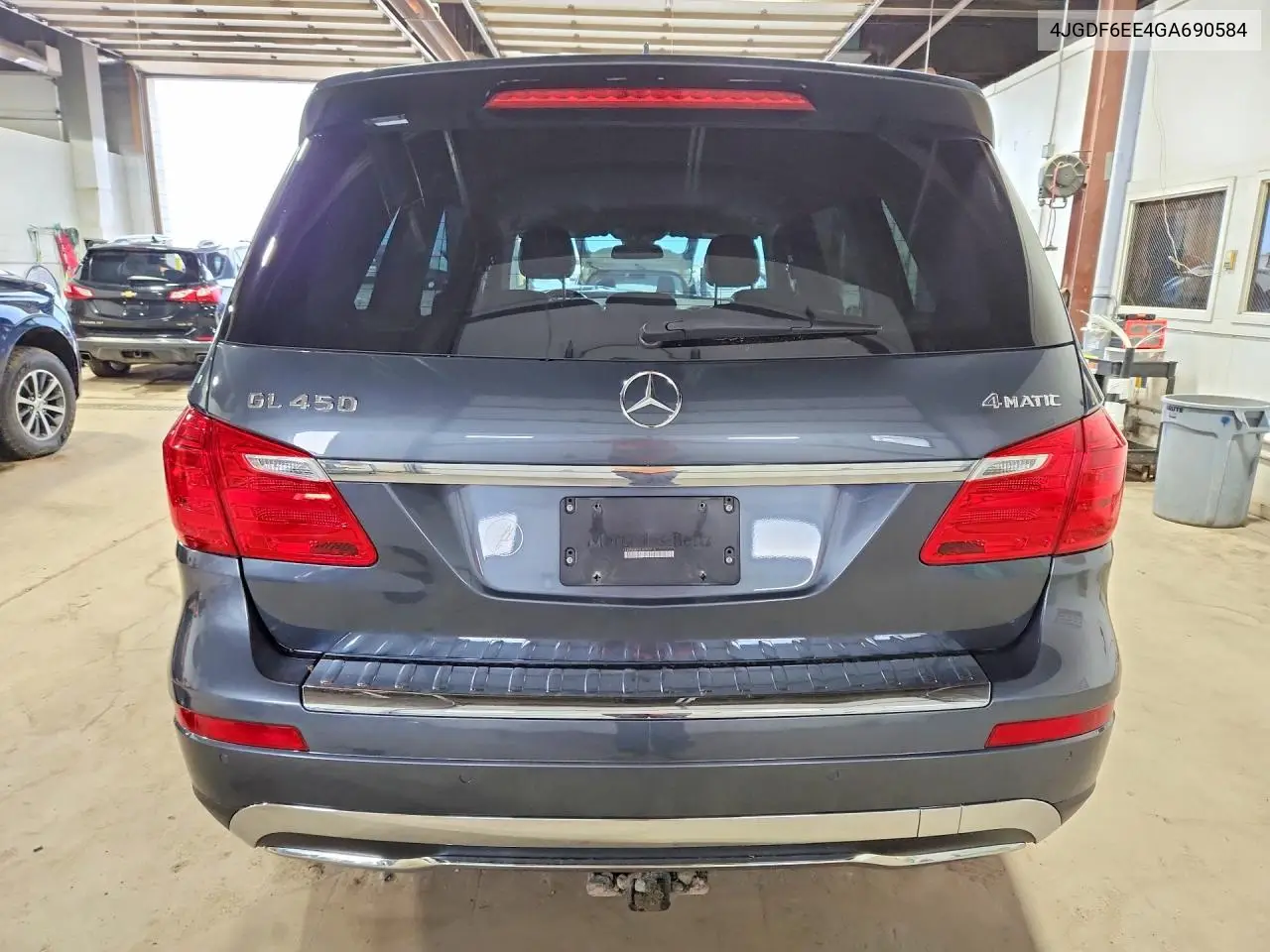2016 Mercedes-Benz Gl 450 4Matic VIN: 4JGDF6EE4GA690584 Lot: 59910806
