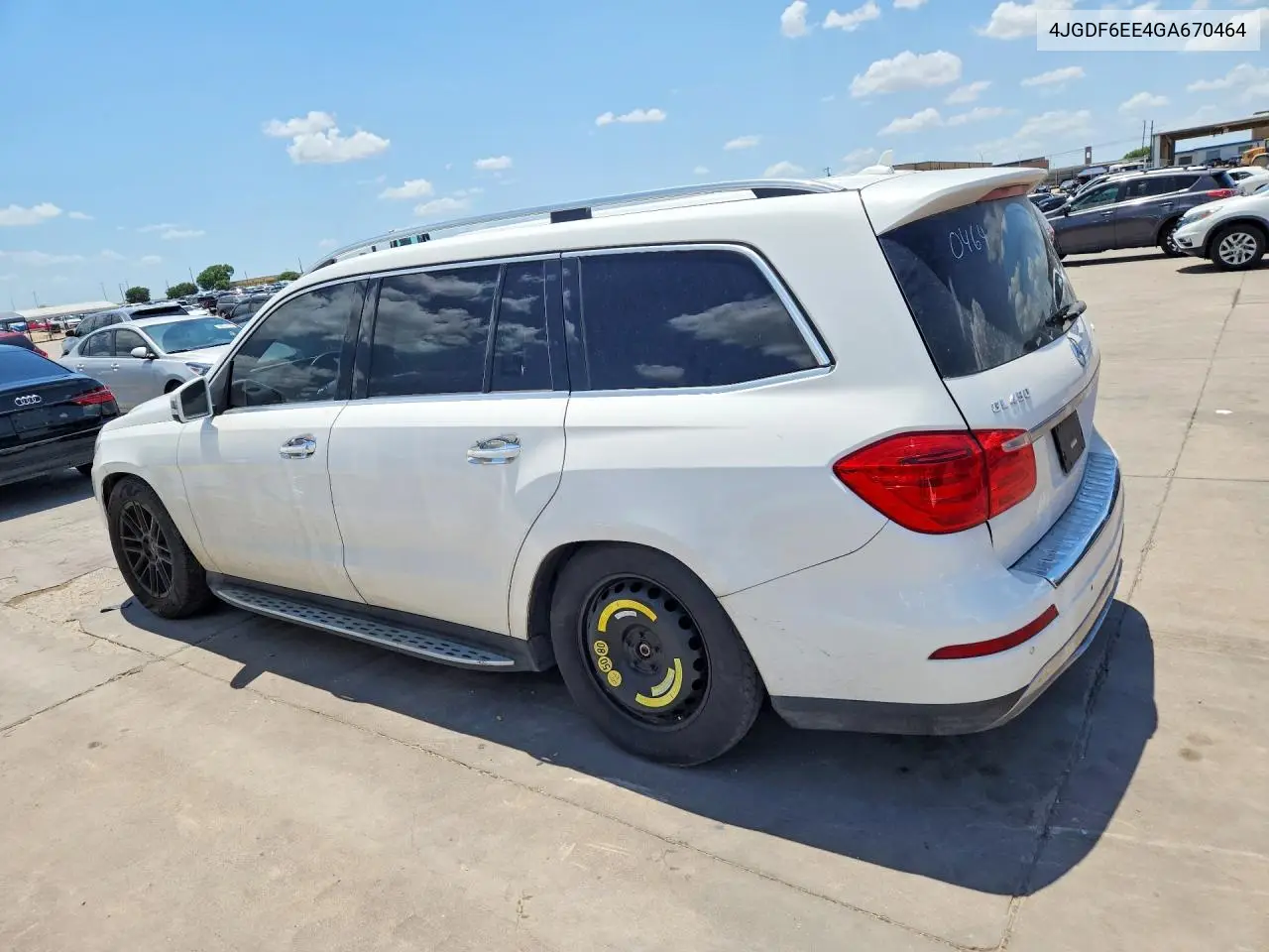 2016 Mercedes-Benz Gl 450 4Matic VIN: 4JGDF6EE4GA670464 Lot: 60079856