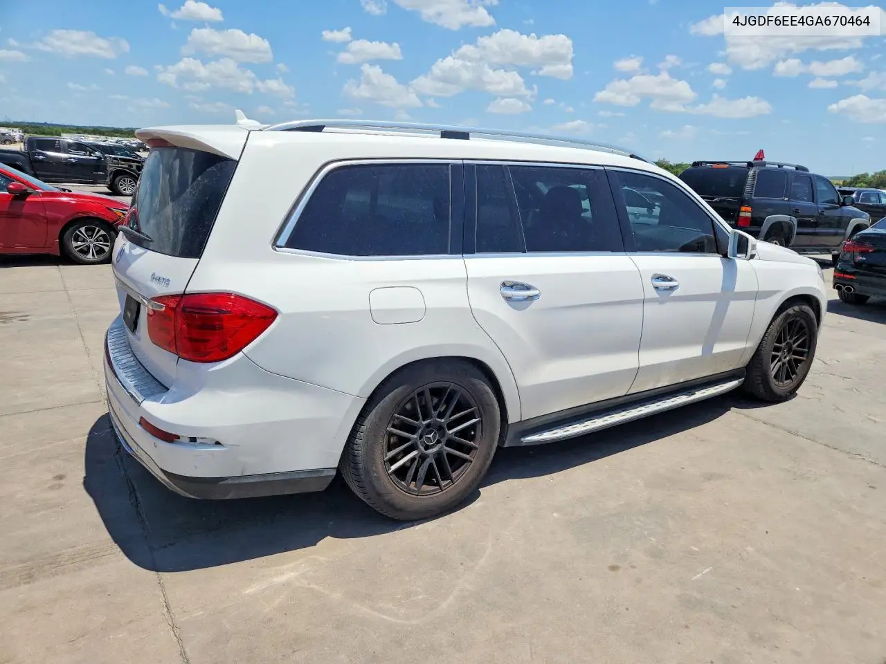 2016 Mercedes-Benz Gl 450 4Matic VIN: 4JGDF6EE4GA670464 Lot: 60079856