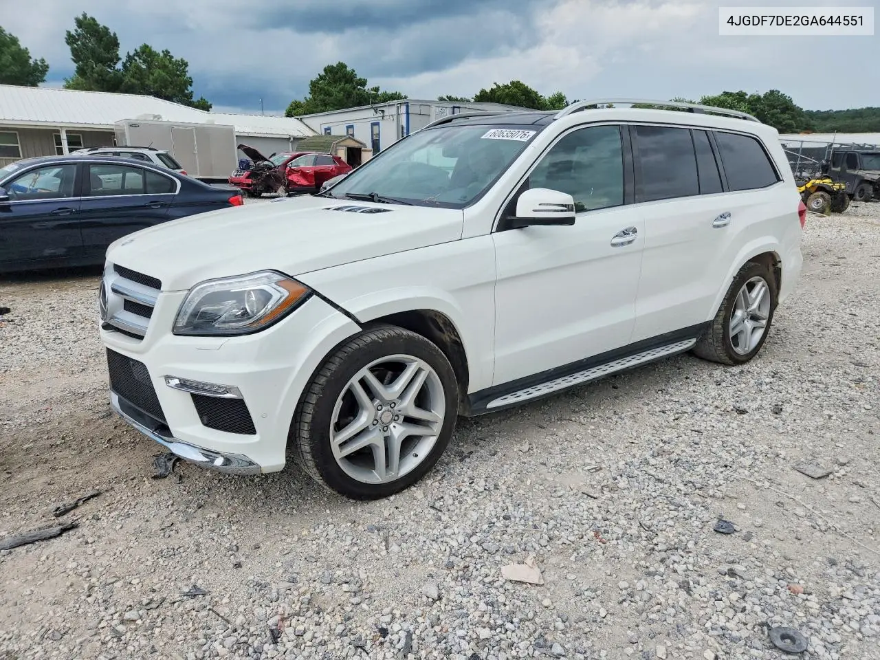 2016 Mercedes-Benz Gl550 VIN: 4JGDF7DE2GA644551 Lot: 60635076