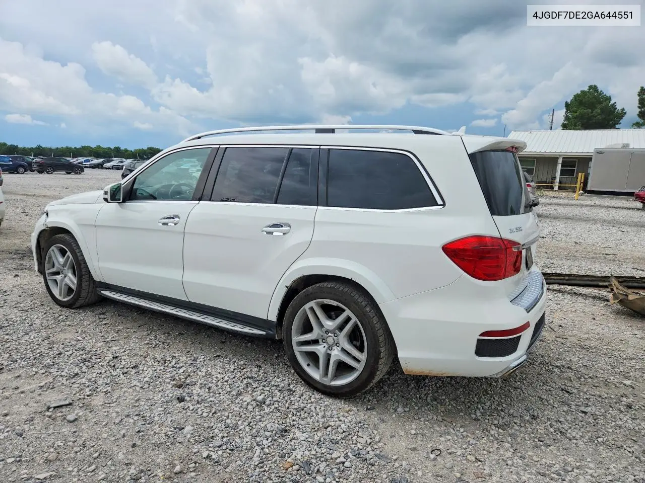 2016 Mercedes-Benz Gl550 VIN: 4JGDF7DE2GA644551 Lot: 60635076