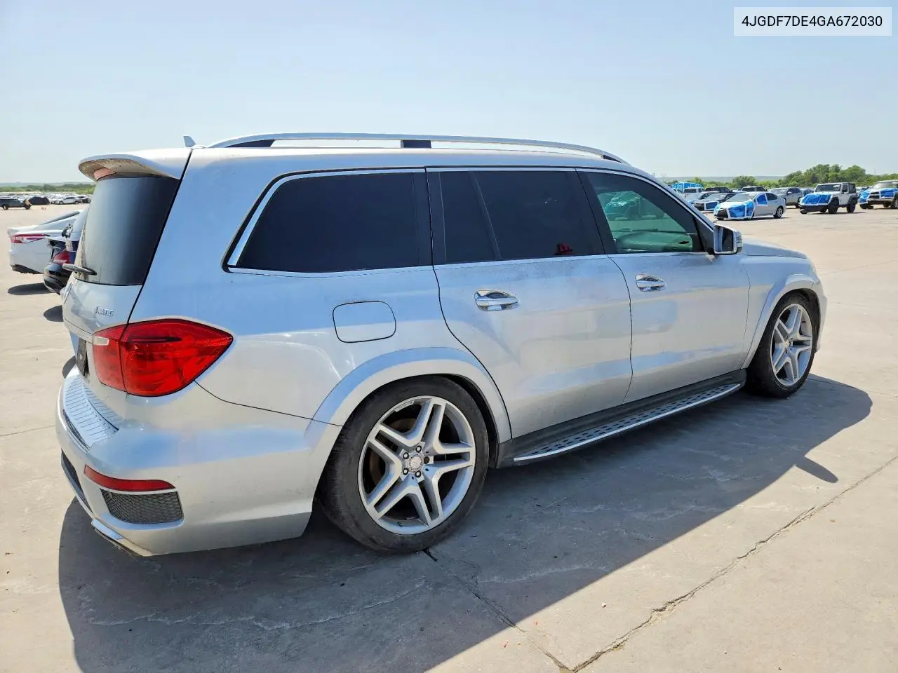 2016 Mercedes-Benz Gl 550 4Matic VIN: 4JGDF7DE4GA672030 Lot: 61506166