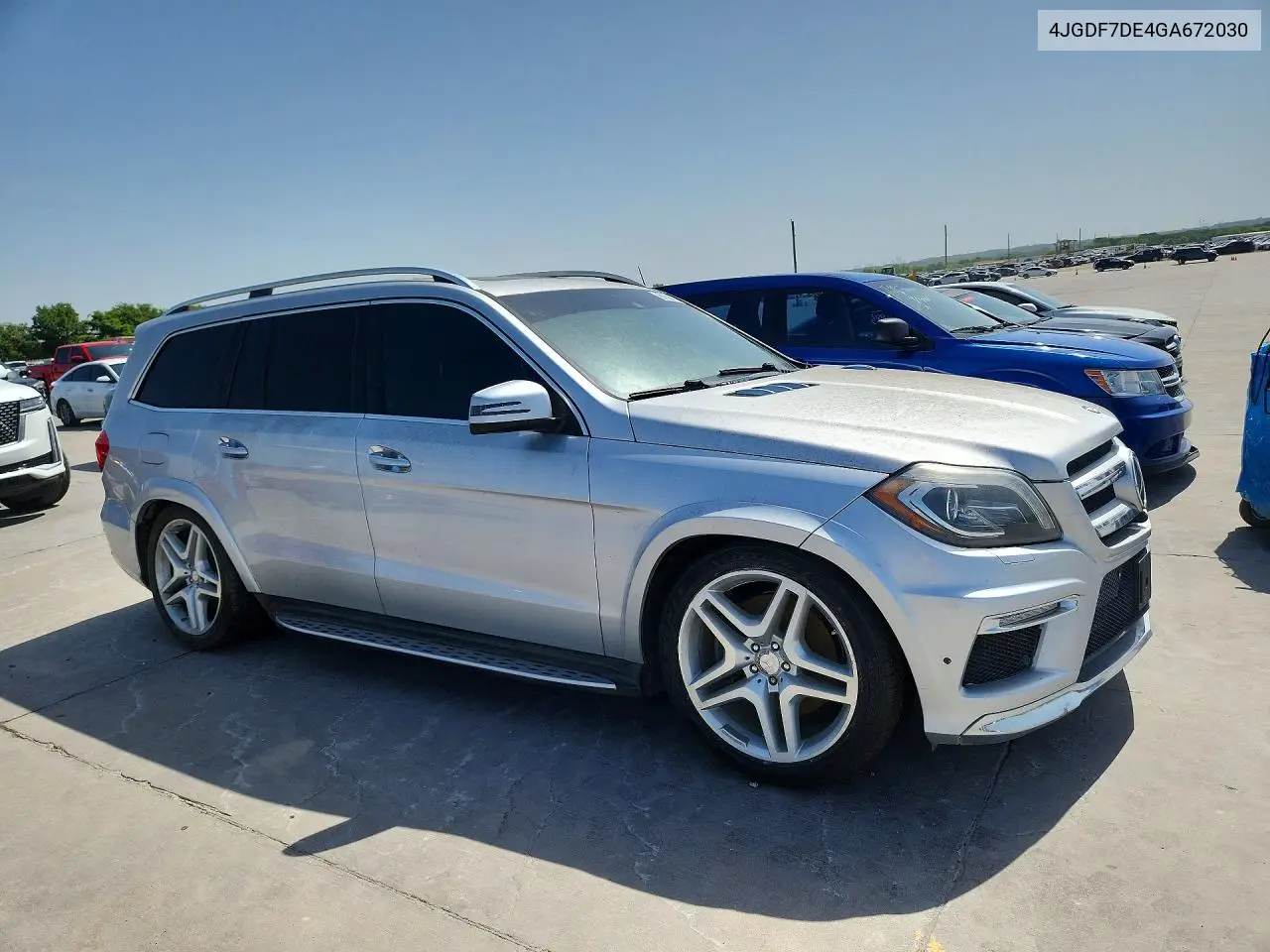 2016 Mercedes-Benz Gl 550 4Matic VIN: 4JGDF7DE4GA672030 Lot: 61506166