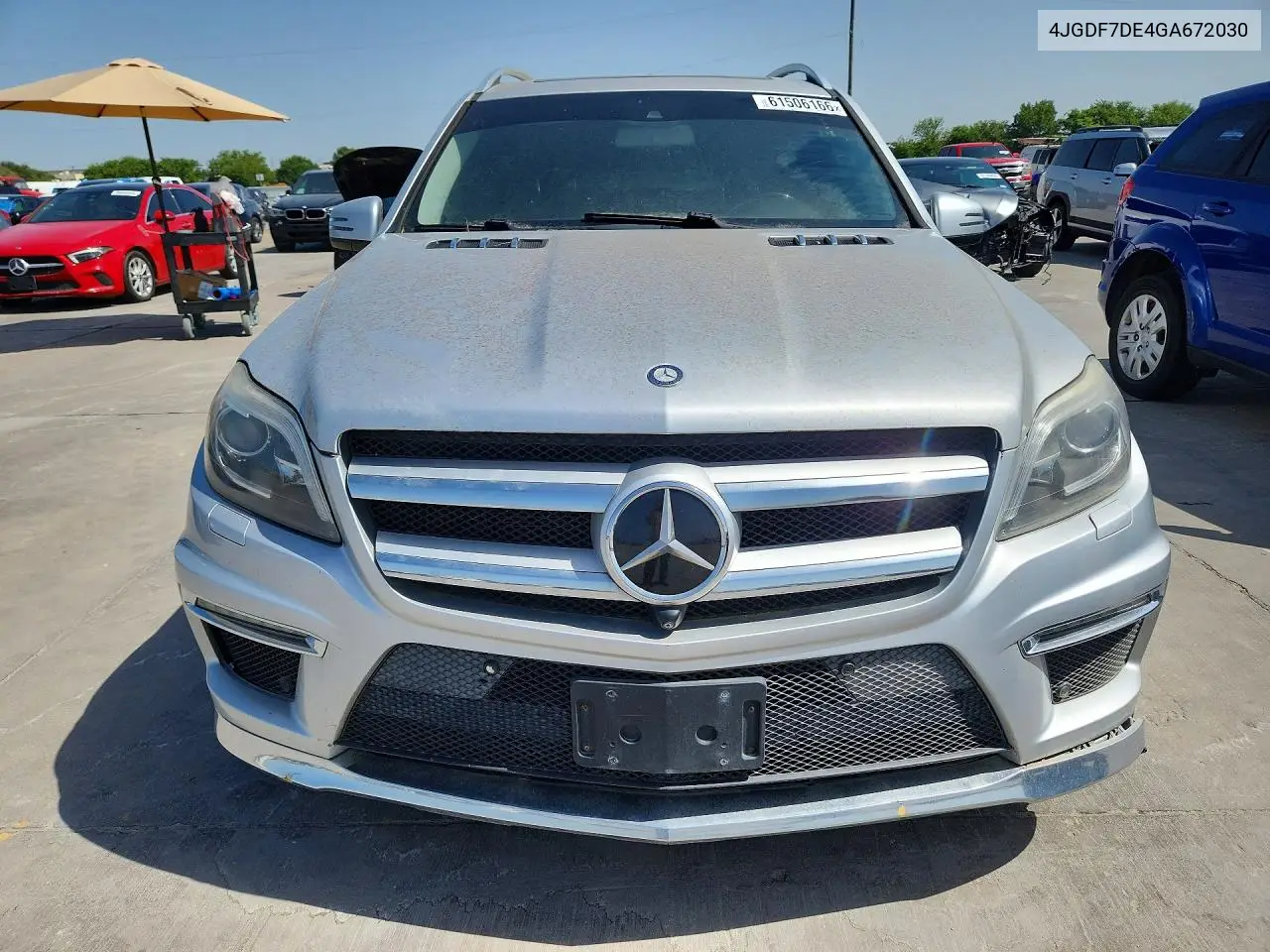 2016 Mercedes-Benz Gl 550 4Matic VIN: 4JGDF7DE4GA672030 Lot: 61506166