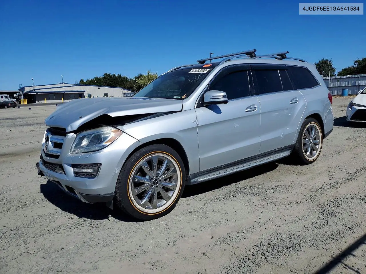 2016 Mercedes-Benz Gl 450 4Matic VIN: 4JGDF6EE1GA641584 Lot: 61533096