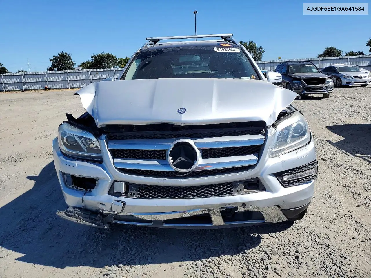 2016 Mercedes-Benz Gl 450 4Matic VIN: 4JGDF6EE1GA641584 Lot: 61533096