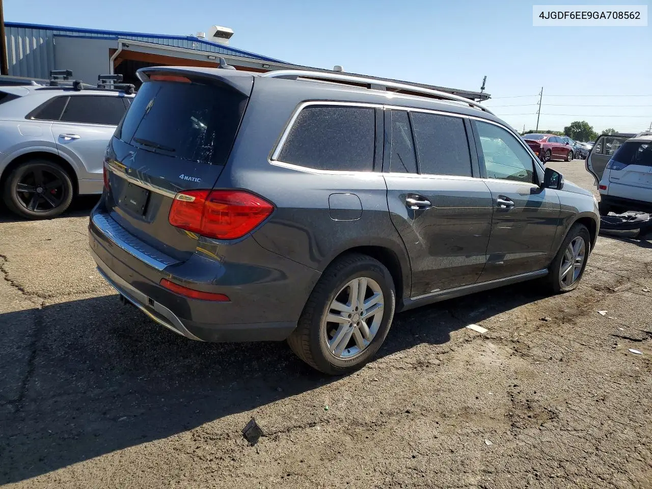 2016 Mercedes-Benz Gl 450 4Matic VIN: 4JGDF6EE9GA708562 Lot: 61678796