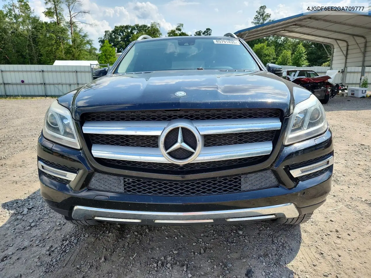 2016 Mercedes-Benz Gl 450 4Matic VIN: 4JGDF6EE2GA709777 Lot: 85791435