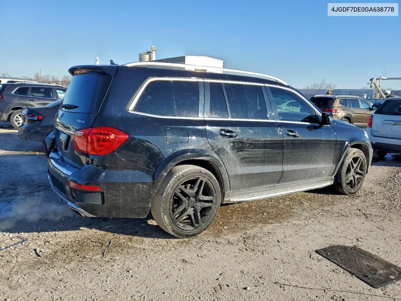 4JGDF7DE0GA638778 2016 Mercedes-Benz Gl 550 4Matic
