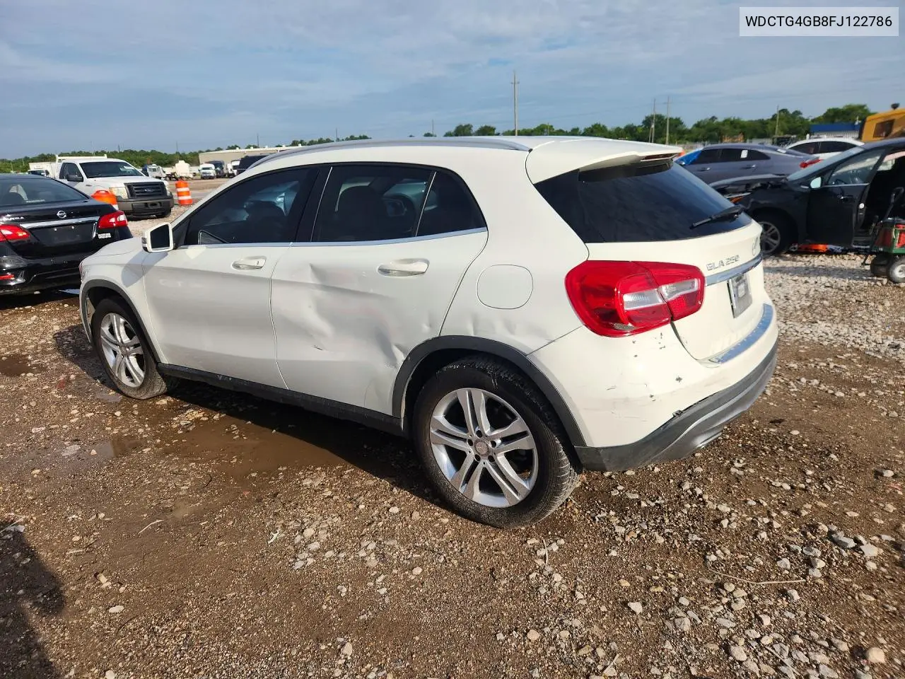 2015 Mercedes-Benz Gla 250 4Matic VIN: WDCTG4GB8FJ122786 Lot: 54848016
