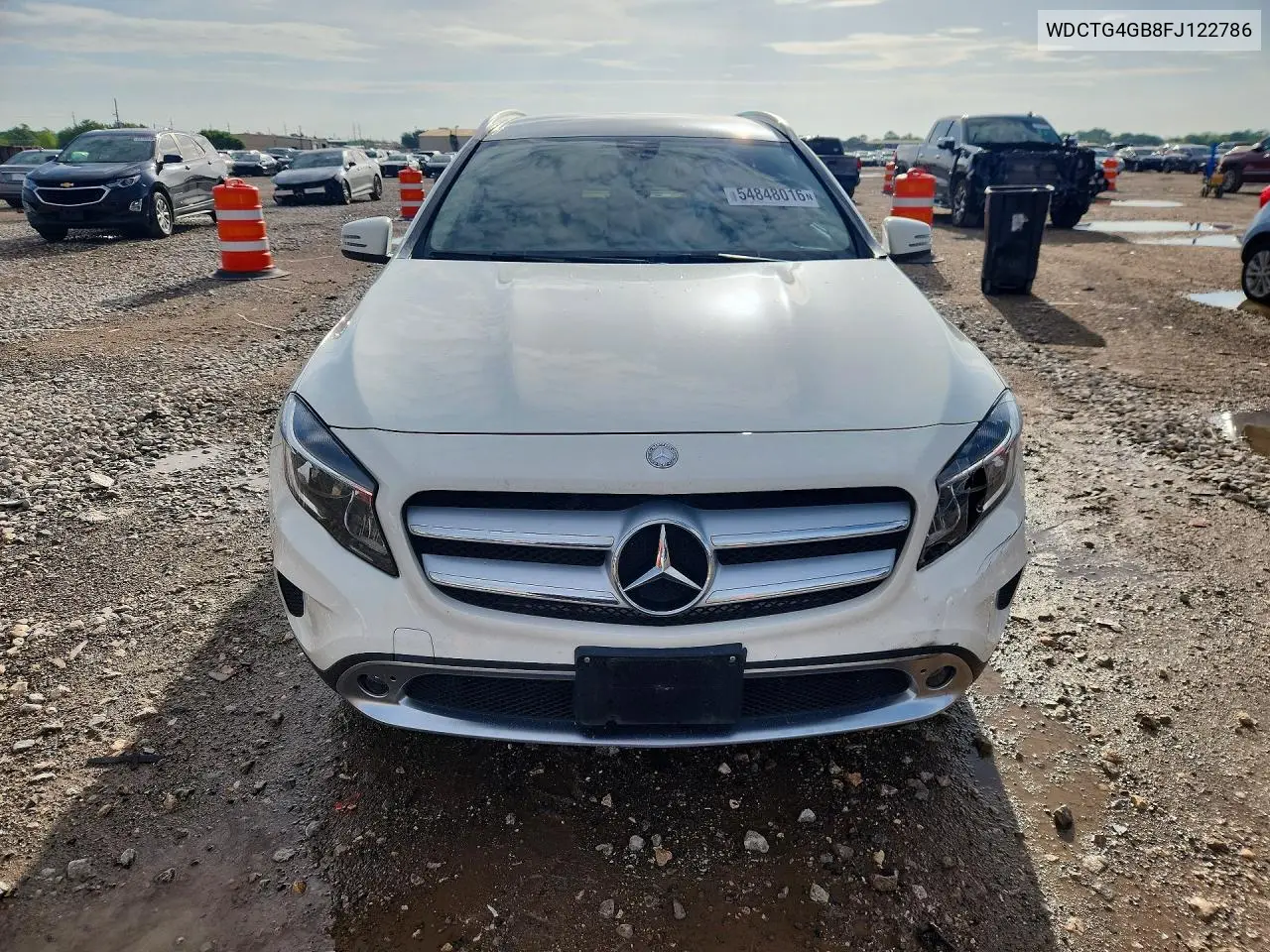 2015 Mercedes-Benz Gla 250 4Matic VIN: WDCTG4GB8FJ122786 Lot: 54848016