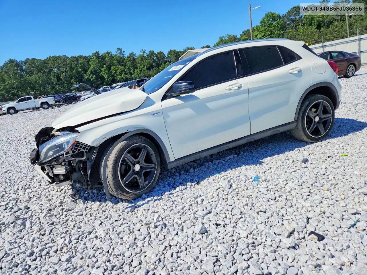 2015 Mercedes-Benz Gla 250 4Matic VIN: WDCTG4GB5FJ036366 Lot: 56045766