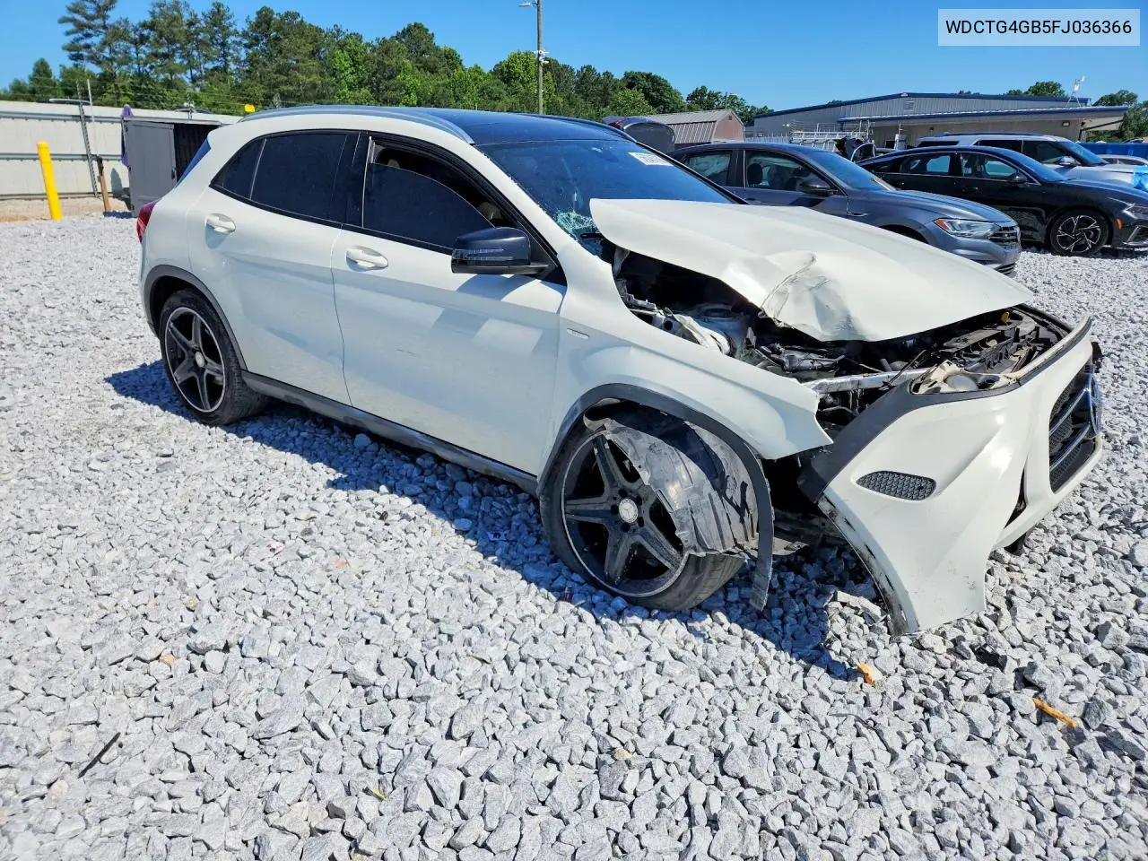 2015 Mercedes-Benz Gla 250 4Matic VIN: WDCTG4GB5FJ036366 Lot: 56045766