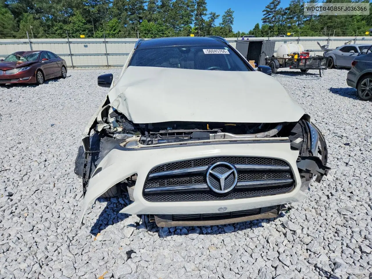 2015 Mercedes-Benz Gla 250 4Matic VIN: WDCTG4GB5FJ036366 Lot: 56045766