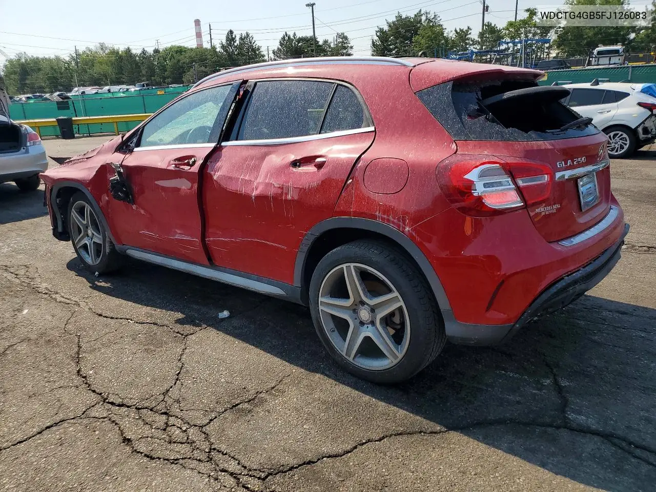 2015 Mercedes-Benz Gla 250 4Matic VIN: WDCTG4GB5FJ126083 Lot: 57199886