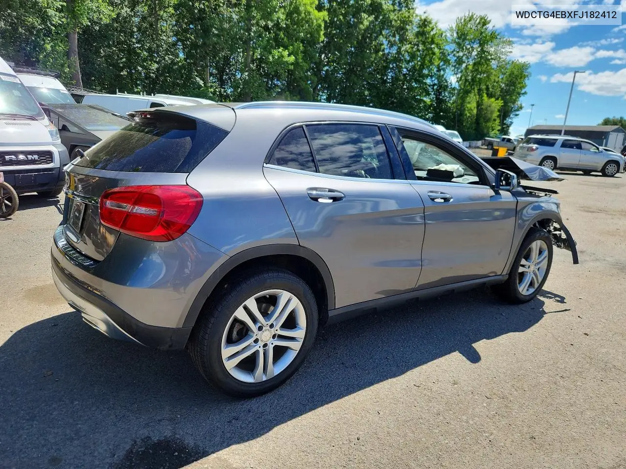 2015 Mercedes-Benz Gla 250 VIN: WDCTG4EBXFJ182412 Lot: 57570826
