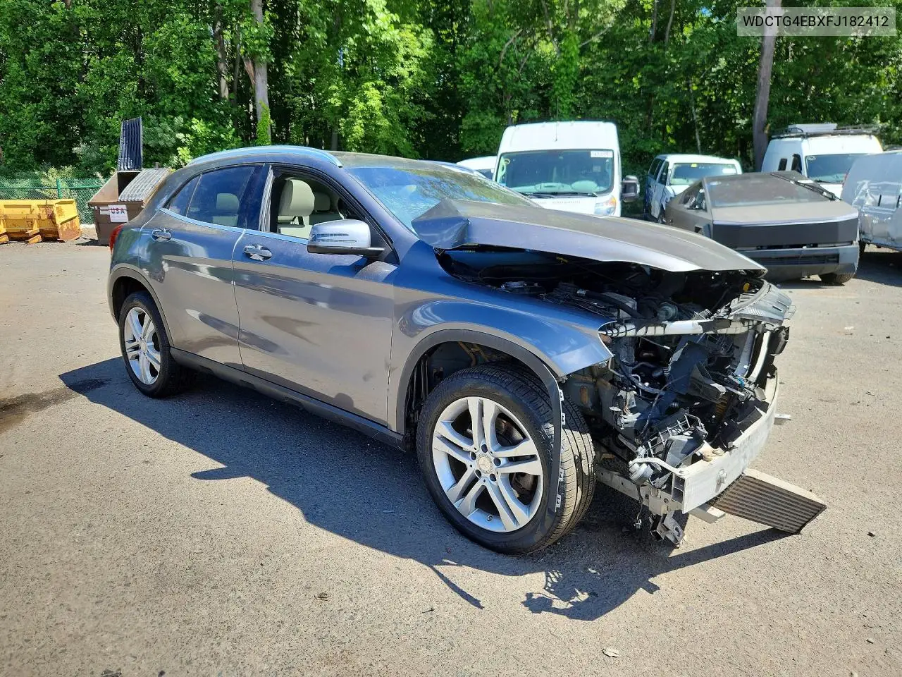 2015 Mercedes-Benz Gla 250 VIN: WDCTG4EBXFJ182412 Lot: 57570826