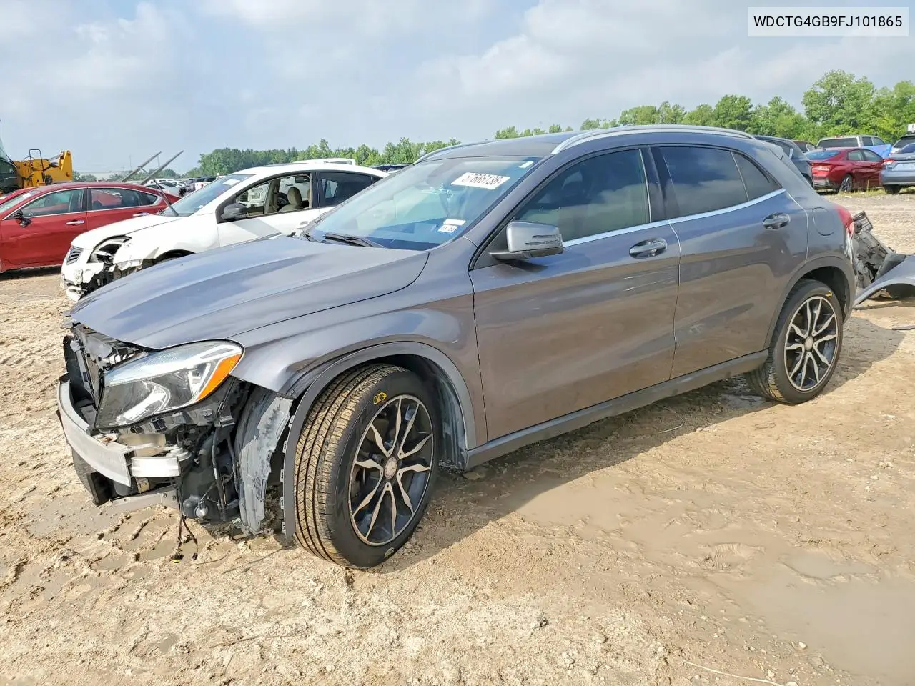 2015 Mercedes-Benz Gla 250 4Matic VIN: WDCTG4GB9FJ101865 Lot: 57666136