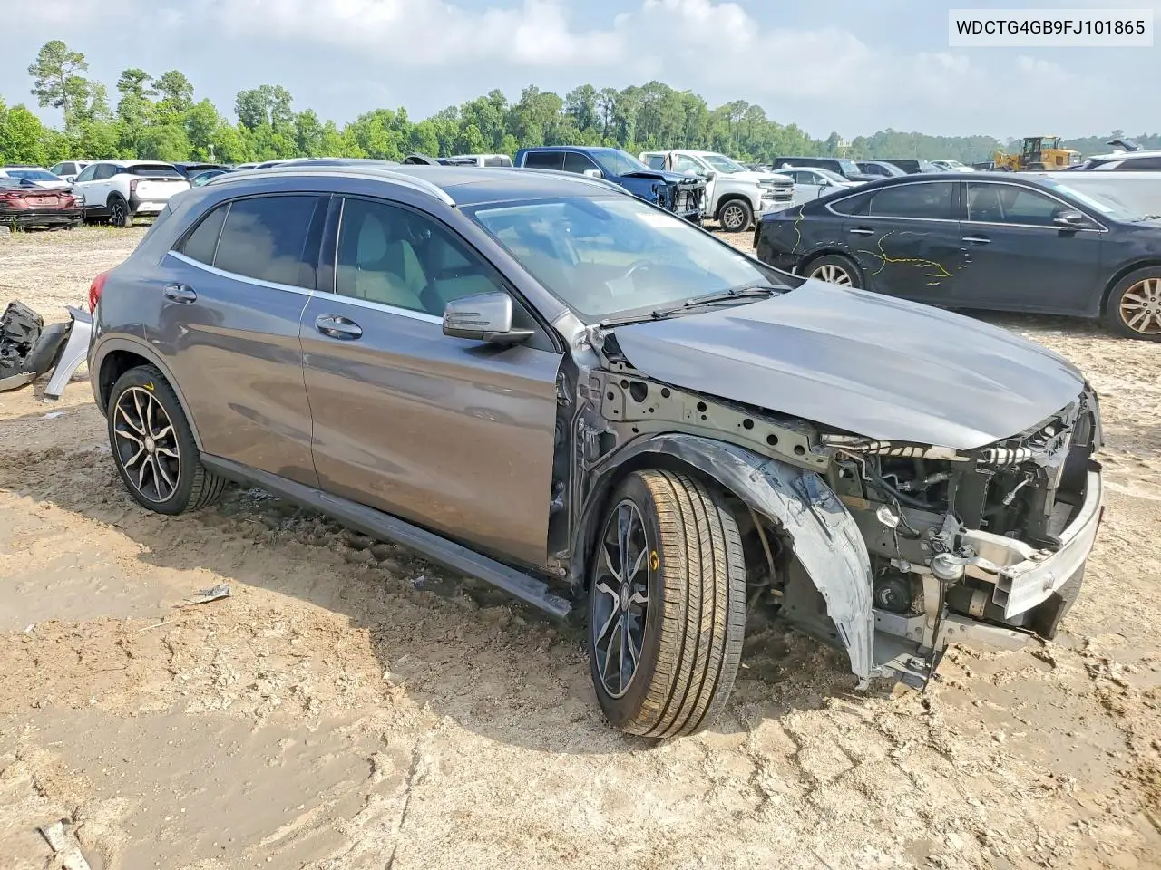 2015 Mercedes-Benz Gla 250 4Matic VIN: WDCTG4GB9FJ101865 Lot: 57666136