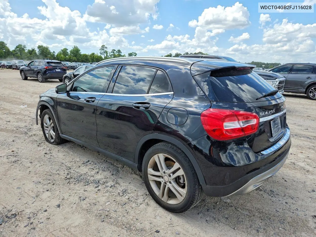 2015 Mercedes-Benz Gla 250 4Matic VIN: WDCTG4GB2FJ116028 Lot: 58635256