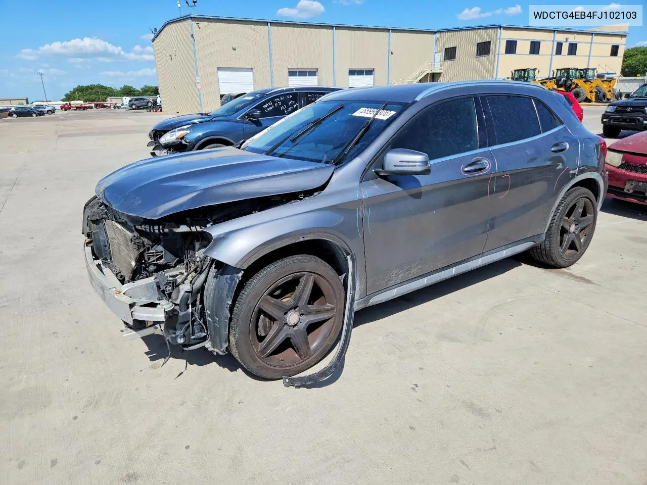 2015 Mercedes-Benz Gla 250 VIN: WDCTG4EB4FJ102103 Lot: 58990306