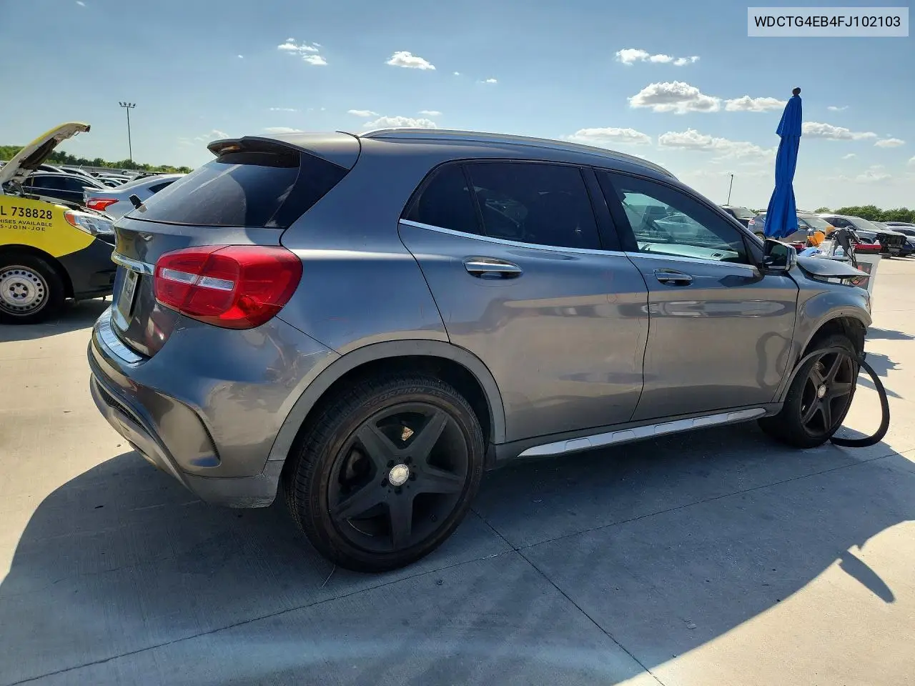 2015 Mercedes-Benz Gla 250 VIN: WDCTG4EB4FJ102103 Lot: 58990306