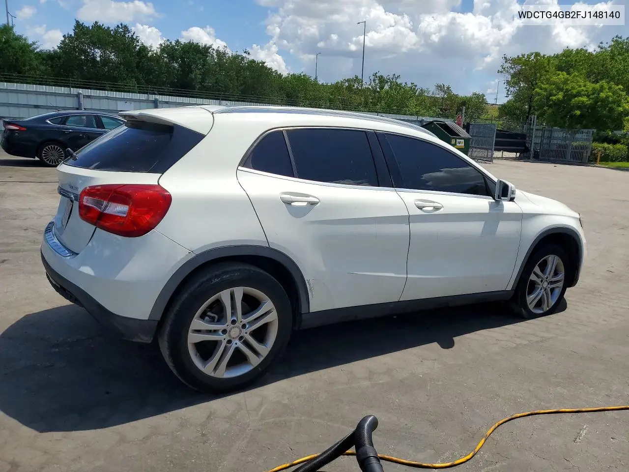 2015 Mercedes-Benz Gla 250 4Matic VIN: WDCTG4GB2FJ148140 Lot: 59026806