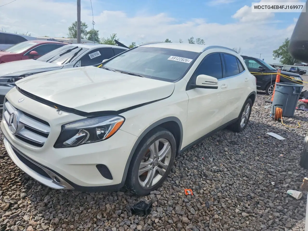2015 Mercedes-Benz Gla 250 VIN: WDCTG4EB4FJ169977 Lot: 59122826