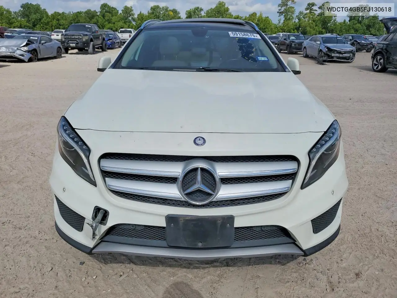 2015 Mercedes-Benz Gla 250 4Matic VIN: WDCTG4GB5FJ130618 Lot: 59158676