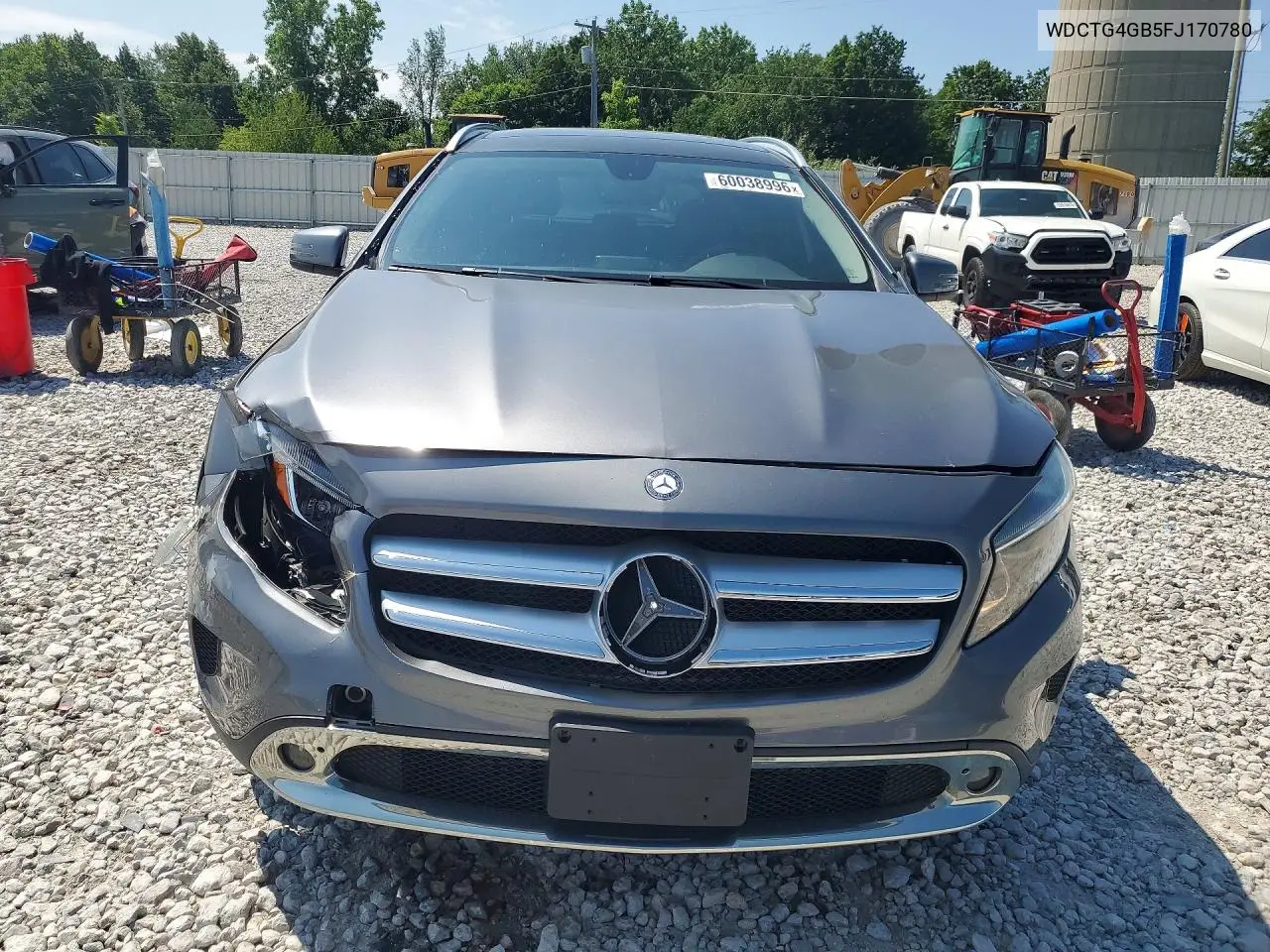 2015 Mercedes-Benz Gla 250 4Matic VIN: WDCTG4GB5FJ170780 Lot: 60038996