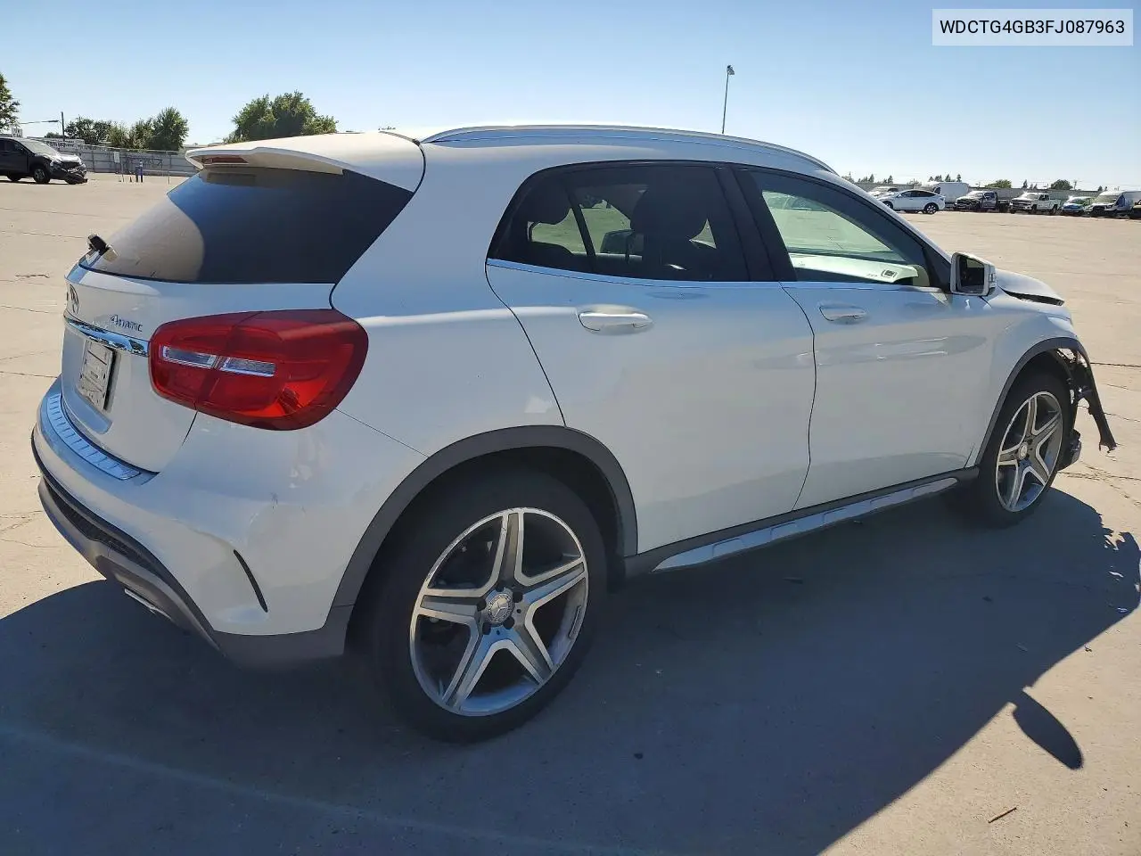 2015 Mercedes-Benz Gla 250 4Matic VIN: WDCTG4GB3FJ087963 Lot: 60977846