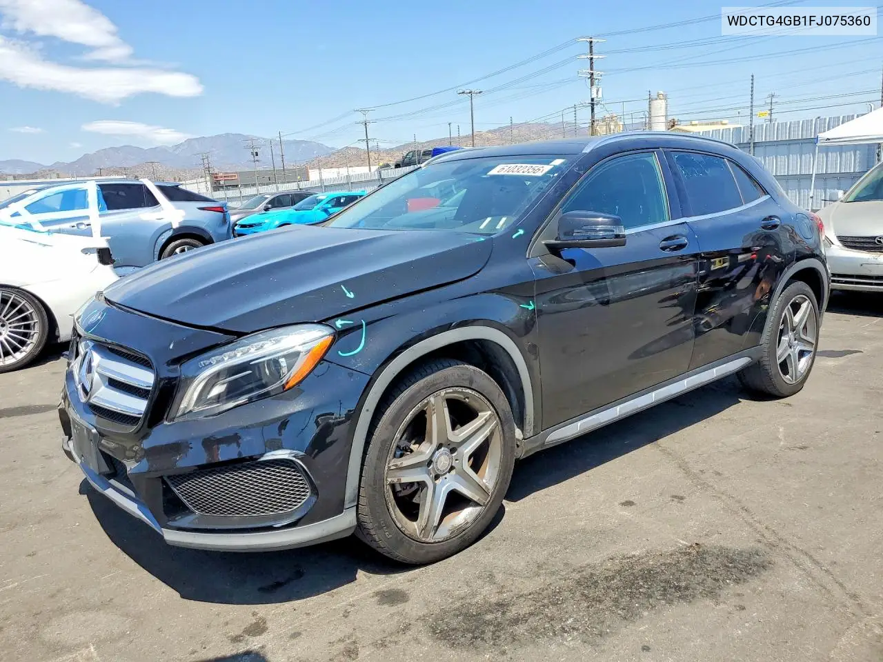 2015 Mercedes-Benz Gla 250 4Matic VIN: WDCTG4GB1FJ075360 Lot: 61032356