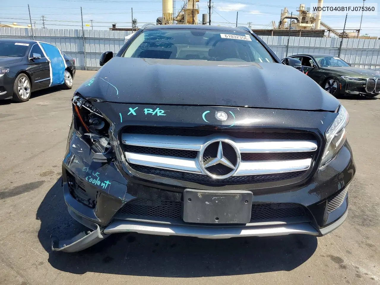 2015 Mercedes-Benz Gla 250 4Matic VIN: WDCTG4GB1FJ075360 Lot: 61032356