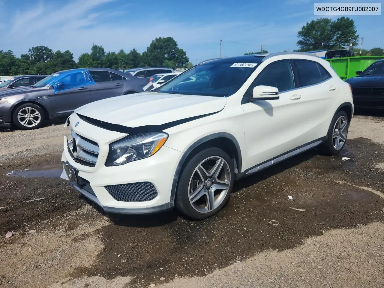 2015 Mercedes-Benz Gla 250 4Matic VIN: WDCTG4GB9FJ082007 Lot: 61160796