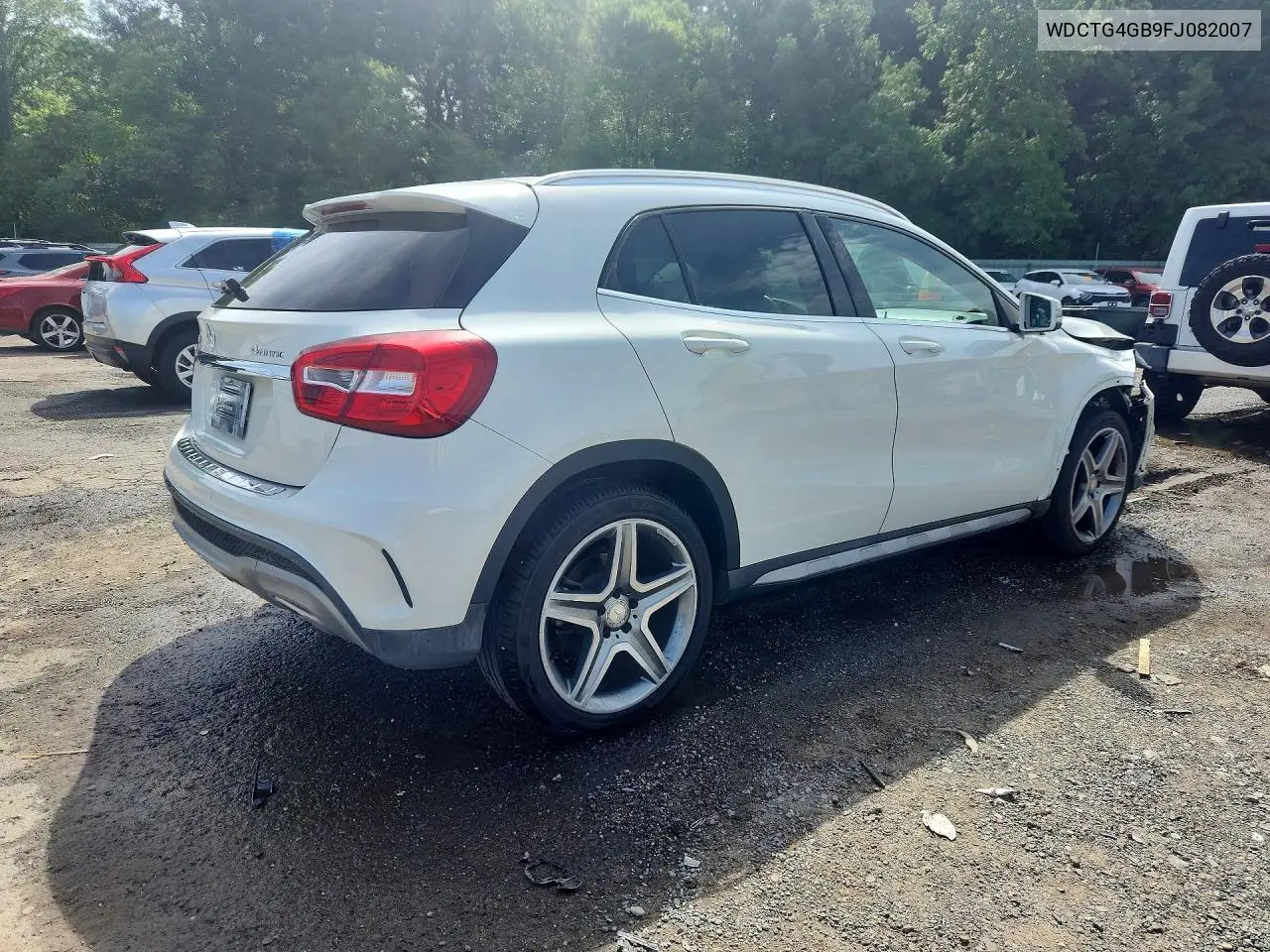 2015 Mercedes-Benz Gla 250 4Matic VIN: WDCTG4GB9FJ082007 Lot: 61160796