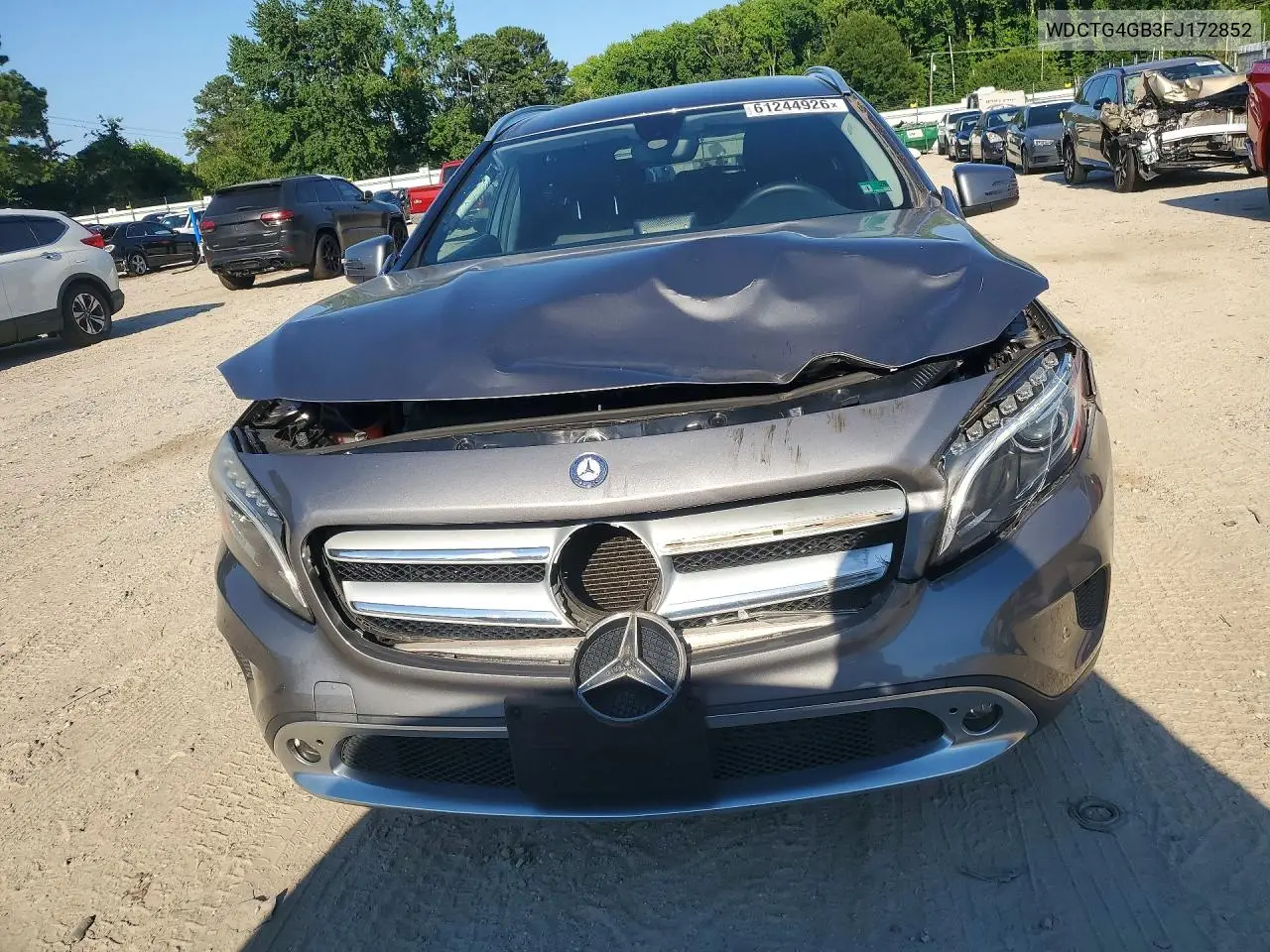 2015 Mercedes-Benz Gla 250 4Matic VIN: WDCTG4GB3FJ172852 Lot: 61244926