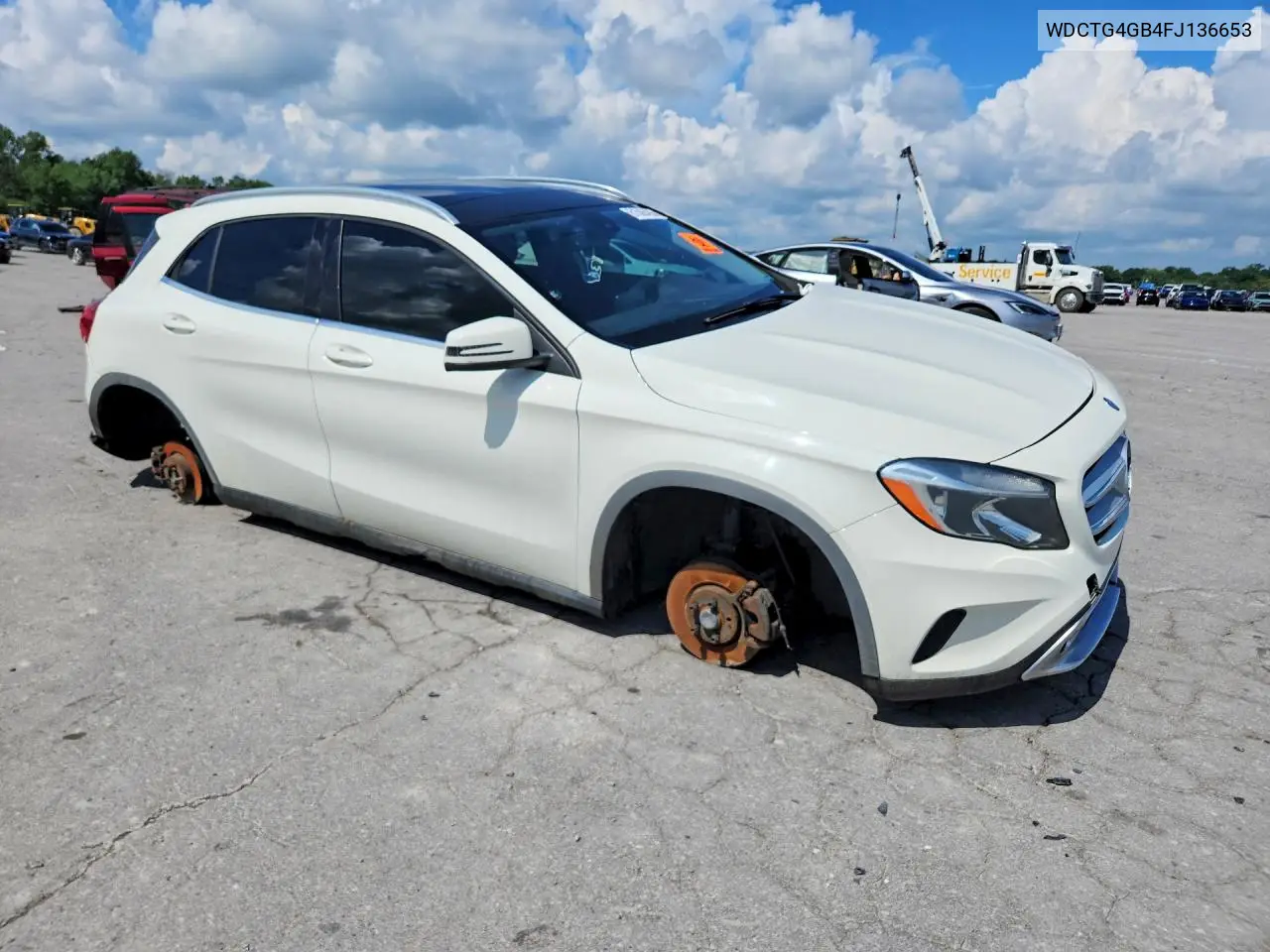 2015 Mercedes-Benz Gla 250 4Matic VIN: WDCTG4GB4FJ136653 Lot: 61506426