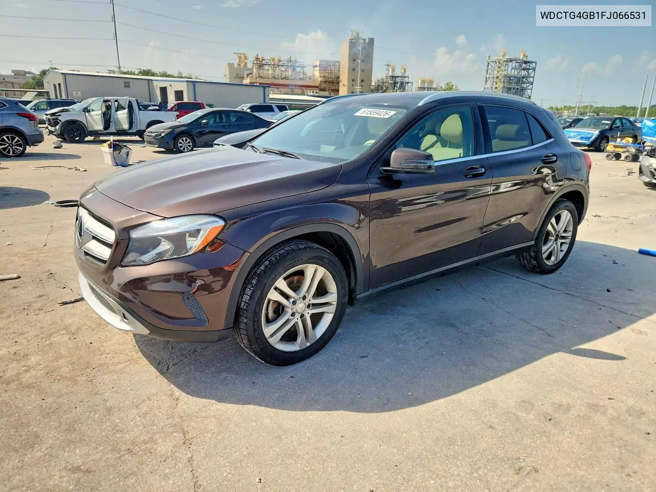 2015 Mercedes-Benz Gla 250 4Matic VIN: WDCTG4GB1FJ066531 Lot: 61559426