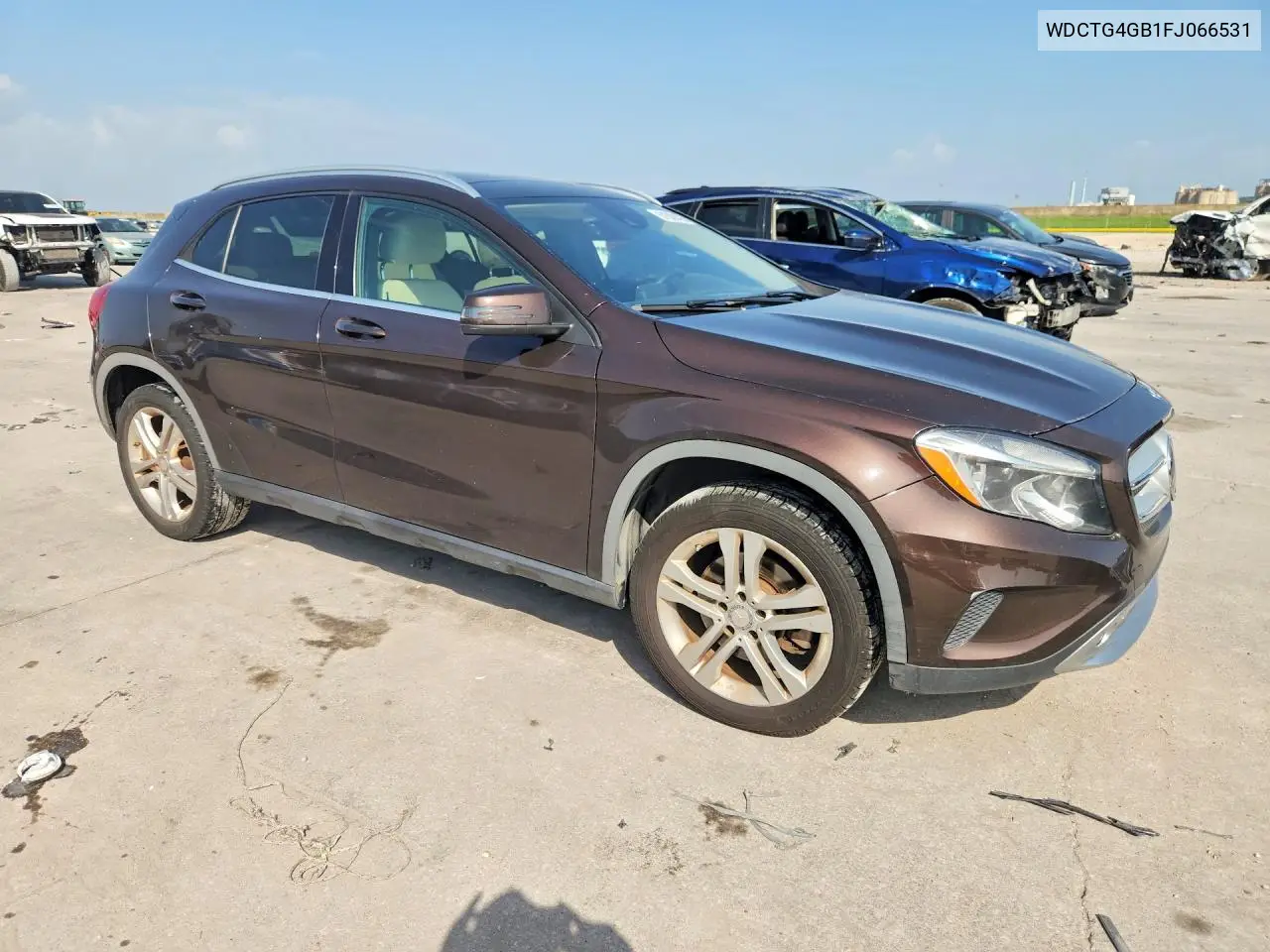 2015 Mercedes-Benz Gla 250 4Matic VIN: WDCTG4GB1FJ066531 Lot: 61559426