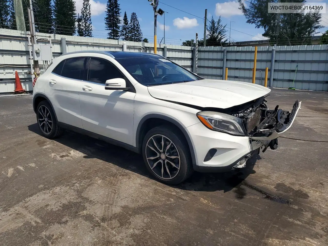 2015 Mercedes-Benz Gla 250 VIN: WDCTG4EB0FJ164369 Lot: 61705106