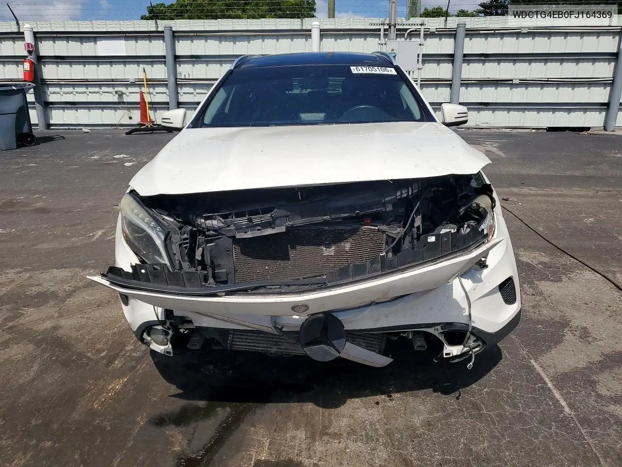2015 Mercedes-Benz Gla 250 VIN: WDCTG4EB0FJ164369 Lot: 61705106