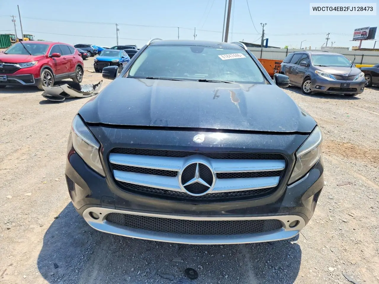 WDCTG4EB2FJ128473 2015 Mercedes-Benz Gla 250
