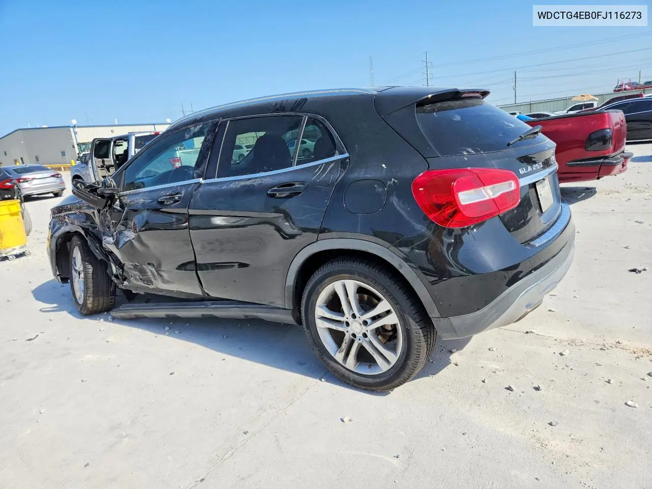 2015 Mercedes-Benz Gla 250 VIN: WDCTG4EB0FJ116273 Lot: 61871216
